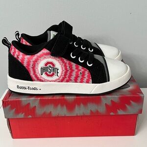 Bobbi-Toads Ohio State youth sneakers